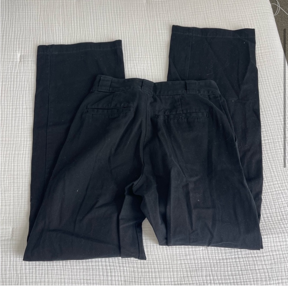 TNA Black Straight Leg Cotton Pants Size 2
